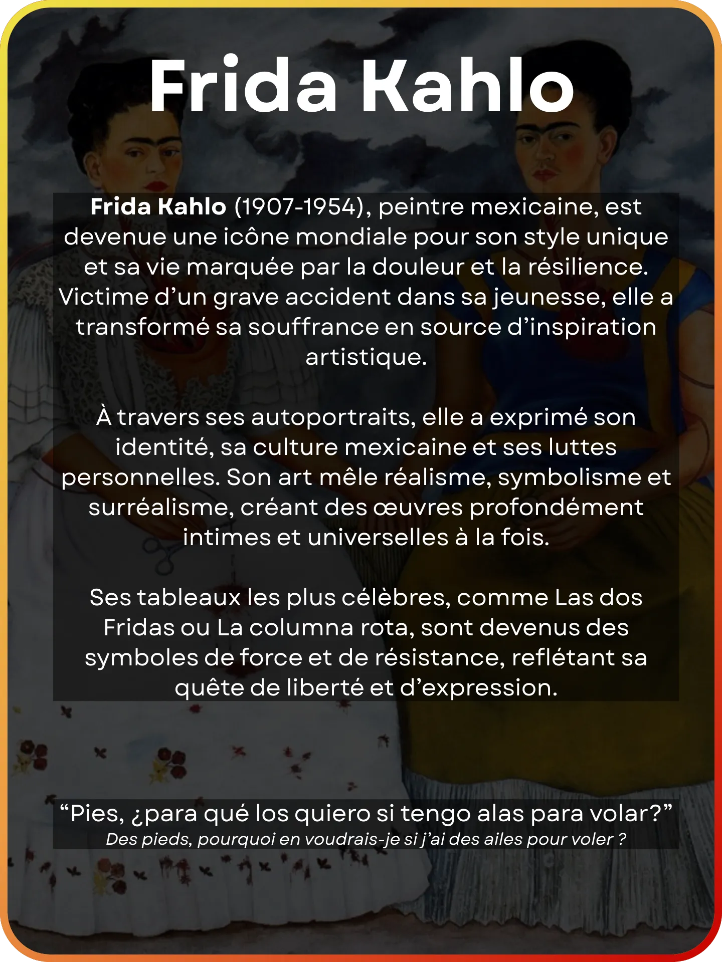 Frida Kahlo verso